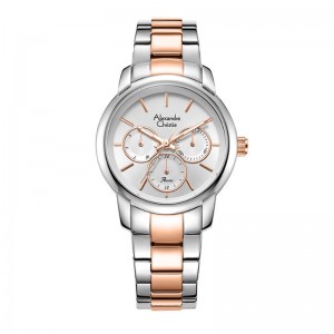 Alexandre Christie AC 2A34 Silver Rosegold White BFBTRSL